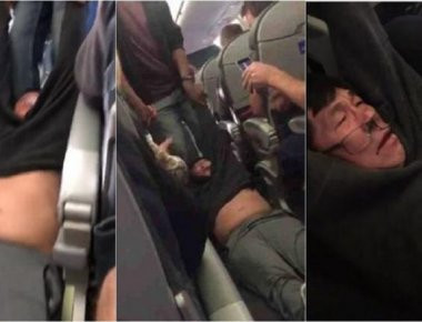 Πρωτοφανές: Ξυλοκόπησαν επιβάτη σε πτήση της United Airlines και τον πέταξαν έξω με την βία ενώ είχε εισιτήριο (βίντεο)